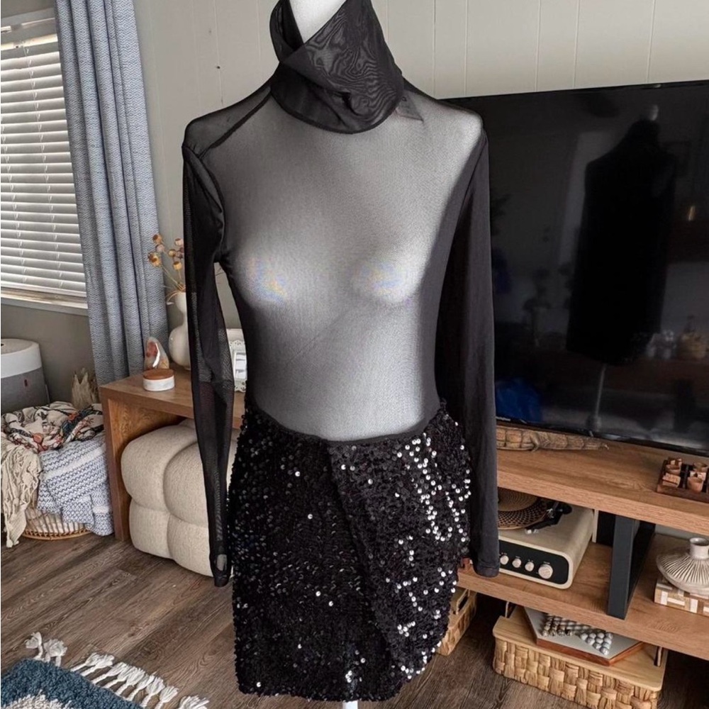 CBR Going Out Sheer Clubbing Dress